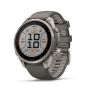 Fenix 9 Pro 47mm Sapphire Solar Titanium with Pebble Gray/ Silver Gray Silicone