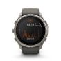 Fenix 9 Pro 51mm Sapphire Solar Titanium with Pebble Gray/ Silver Gray Silicone