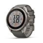 Fenix 9 Pro 51mm Sapphire Solar Titanium with Pebble Gray/ Silver Gray Silicone