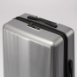 Proteca Traction ®静音鎖輪 行李箱22吋/55厘米 拉鍊型  Silver Hairline