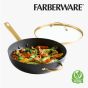 Farberware 31CM 陶瓷易潔有蓋炒鍋