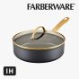Farberware24CM/2.8L 陶瓷易潔有蓋深煎鍋 CR-13939-T
