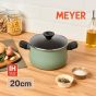 MEYER - 易潔有蓋湯鍋 20CM/3.8L + 易潔炒鍋 32CM (13957-T_13959-T)