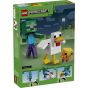 LEGO® Minecraft 21582 Chicken Jockey (DIY,Gaming,Bricks,Gift)