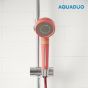 AQUADUO - 花系加寬版 除氯沐浴過濾花灑頭 (連ACF及手柄濾芯各1件)(多款顏色選擇) SF-S580W AQD-SF-S580W