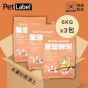Pet Label - [原箱優惠] 韓國製木薯砂膨潤土混合貓砂 (6公斤) x 3包 2500142