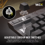Corsair K70 MAX RGB磁性機械遊戲鍵盤 (可調整CORSAIR MGX開關) - 鐵灰色 (CO-KB-K70MAX-RGB-BLK-MGX) [免費送貨/預計送貨時間7-14工作日]