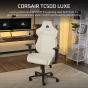 Corsair TC500 LUXE 電競椅 - Premium Breathable Fabric - 深灰色 / 米白色 (CO-GC-TC500-LUKE) [免費送貨連安裝/預計送貨時間7-14工作日]