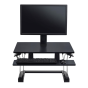 Ergotron WorkFit-TS Compact Desk Converter 顯示器及鍵盤支架 - 黑色 (33-447-921) [預計送貨時間: 7-14工作天]