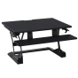 Ergotron WorkFit-TS Compact Desk Converter 顯示器及鍵盤支架 - 黑色 (33-447-921) [預計送貨時間: 7-14工作天]