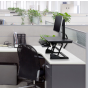 Ergotron WorkFit-TS Compact Desk Converter 顯示器及鍵盤支架 - 黑色 (33-447-921) [預計送貨時間: 7-14工作天]