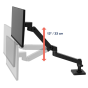 Ergotron LX PRO Arm 桌上型顯示器支架, Single Display Desk Mount 單一顯示器桌面支架 (黑色) (45-682-292) [預計送貨時間: 7-14工作天]