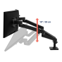 Ergotron LX PRO Dual Side-by-Side Arm 雙螢幕並排支架 (黑色) (45-686-292) [預計送貨時間: 7-14工作天]