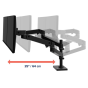 Ergotron LX PRO Dual Stacking Arm 雙螢幕堆疊支架 (黑色) (45-690-292) [預計送貨時間: 7-14工作天]