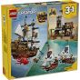 LEGO® Creator 31387 Iconic Pirate Ship (Creative Games,Toys,Bricks,Gift)