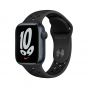 Apple Watch Series 7 GPS 41mm 午夜暗色鋁金屬錶殼；煤黑色配黑色Nike 運動錶帶 CR-4015361-O2O