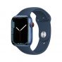 Apple Watch Series 7 GPS + 流動網絡 45mm 鋁金屬錶殼；運動錶帶