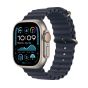 Apple Watch Ultra 2 (GPS + 流動網絡) 49 毫米原色鈦金屬錶殼及海軍藍色海洋錶帶 4023991