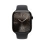 Apple Watch Series 10 (GPS + 流動網絡) 46 毫米石板色鈦金屬錶殼及黑色運動錶帶 - M/L