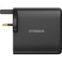 OtterBox USB-C 四輸出快速耐用插牆式電源轉換器(Type G) - 100W (黑色)