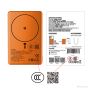 [3C 認證及可追溯二維碼] inno3C M6 超薄磁吸無線充移動電源 5000mAh [藍色 / 橙色]