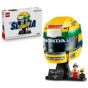 LEGO® Editions 43024 Ayrton Senna Helmet (Creative Toys,Home Decoration,Bricks,Gift)