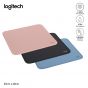 Logitech - STUDIO 滑鼠墊 (石墨灰 / 玫瑰豆沙色 / 天空藍)