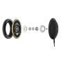 Sennheiser - HD 505 開放式頭戴式耳機 (金色) + HD 500 BAM 懸臂咪高峰 組合