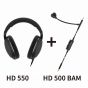 Sennheiser - HD 550 開放式頭戴式耳機 + HD 500 BAM 懸臂咪高峰 組合 700455-700456