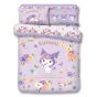 Uji Bedding - 1700針全棉卡通床品套裝 - Kuromi (多款尺寸) 72S-KU2501-MO