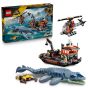 LEGO® Jurassic World 77983 Mosasaurus Dinosaur Boat Attack (Dinosaur,Boat,Bricks,Gift)