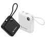 Hedonic - PD 3.0 20W 10000mAh With USB-C Cable Portable Battery - 3C CCC certification - (Black/White)