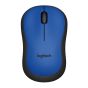 Logitech - M221 靜音無線滑鼠 (藍色 / 木炭黑 / 紅色)