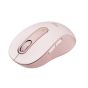 Logitech - 經典M650 靜音無線滑鼠 - 玫瑰粉