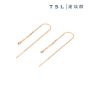 TSL|謝瑞麟 - 18K玫瑰色黃金耳環 AG704