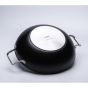 Berndes - 34cm wok with stainless steel steamer and lid bottom