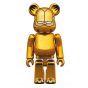 Be@rbrick- Garfield Gold Chrome ver 400% + 100% 