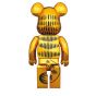 Be@rbrick- Garfield Gold Chrome ver 400% + 100% 