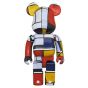 Be@rbrick -  Piet mondrian 400% & 100% 