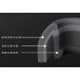 Final - FUSION-G Triple Hybrid Material Eartips Ultra-High-Density Foam (Black) (5 size)