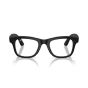 Meta Ray-Ban - Wayfarer (Gen 2) 智能眼鏡 霧面黑色 透明鏡片 (標準) 高鼻樑架 [平行進口] RW4012-601SSB50 l CKA36116