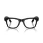 Meta Ray-Ban - Wayfarer (Gen 2) 智能眼鏡 霧面黑色 透明鏡片 (大) 高鼻樑架 [平行進口] RW4012-601SSB53 l CKA36117