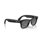 Meta Ray-Ban - Wayfarer (Gen 2) 智能眼鏡 霧面黑色 偏光漸變石墨色鏡片 (大) 高鼻樑架 [平行進口] RW4012-601ST353 | CKA36121 CR-CKA36121