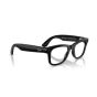 Meta Ray-Ban - Wayfarer (Gen 2) 智能眼鏡 亮面黑色 透明至石墨綠 Transitions 變色鏡片 (標準) 高鼻樑架 [平行進口] RW4012-601/1M50 | CKA36122 CR-CKA36122