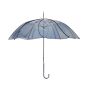Francfranc - 透明雨傘 CLR PIPING 58 灰色