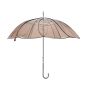 Francfranc - 透明雨傘 CLR PIPING 58 啡色