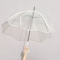 Francfranc - 透明雨傘 CLR PIPING 58 白色