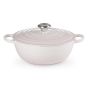 Le Creuset 琺瑯鑄鐵深炒鍋 26厘米 (Shell Pink / Mist Grey / Meringue) CR-LC-SSP26-MO