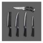 JNC - 不銹鋼廚房刀具及鉸剪套裝 (5件裝) 黑色 CR-4159121-O2O