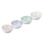 Le Creuset 陶瓷早餐碗4件裝 16厘米 Shell Pink/Powder Purple/Water Green/Meringue CR-69198161549032